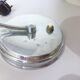 art deco table lamp with white opaline glass 231137
