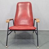 Rare Midcentury Easy Armchair, Sweden, 1960s