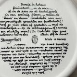 Vintage Scandinavian plate