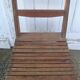 Rustic handcrafted wooden chair