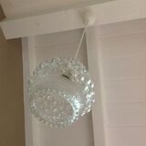 Bubbled glass hanging lamp 60/70