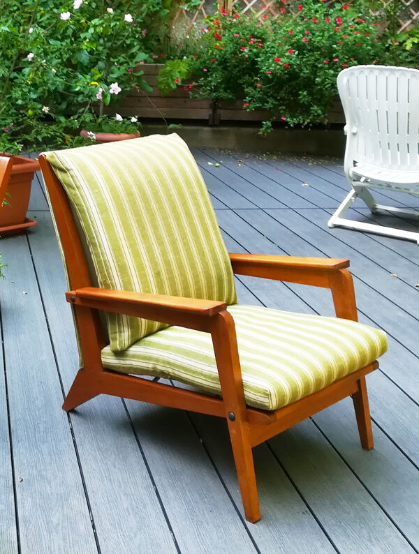 Fauteuil en teck du début des années 50
