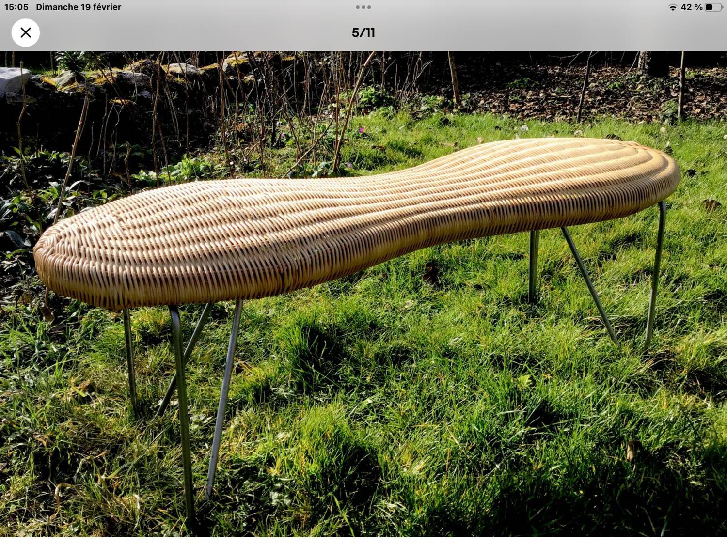 Stool bench peanut ikea