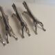 Set de 6 portes couteaux chevaux en chrome argenté- vintage