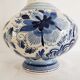 Vase de Delft décor d'un oiseau