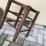 Tabouret de ferme en bois vintage