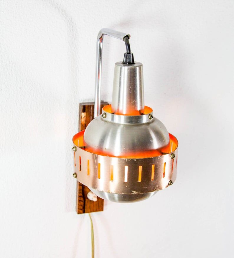 Fog &Mørup wall lamp in 60s aluminum