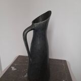 Pitcher, vase, ceramic signed Accolay