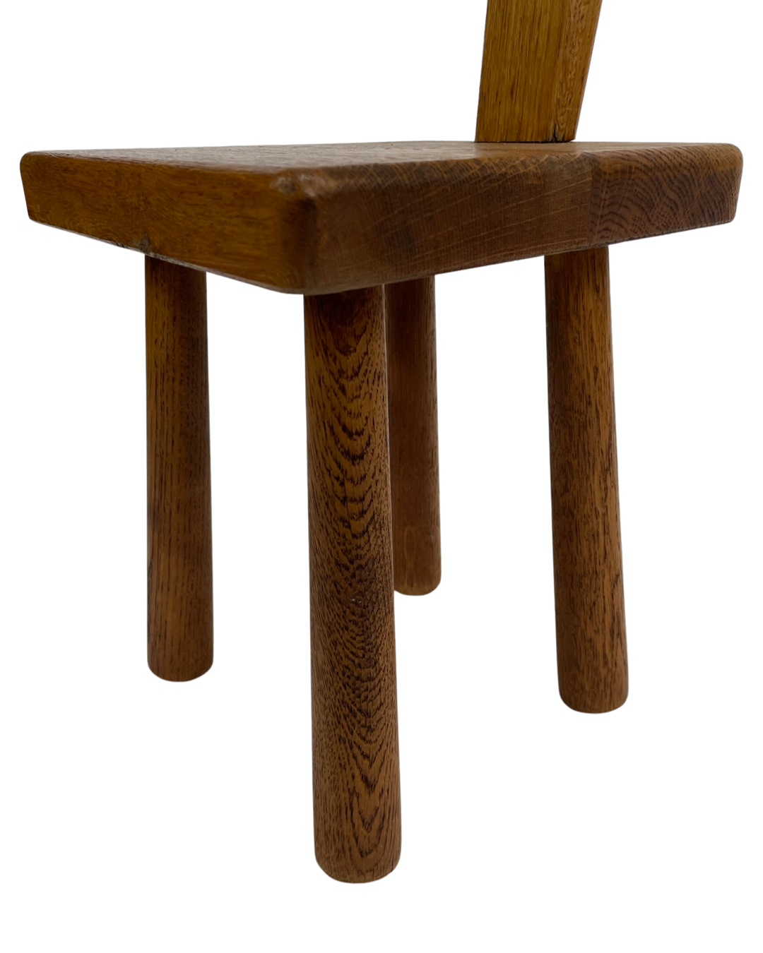 Vintage Spanish chair / stool 70s design brutalist