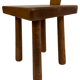 Vintage Spanish chair / stool 70s design brutalist