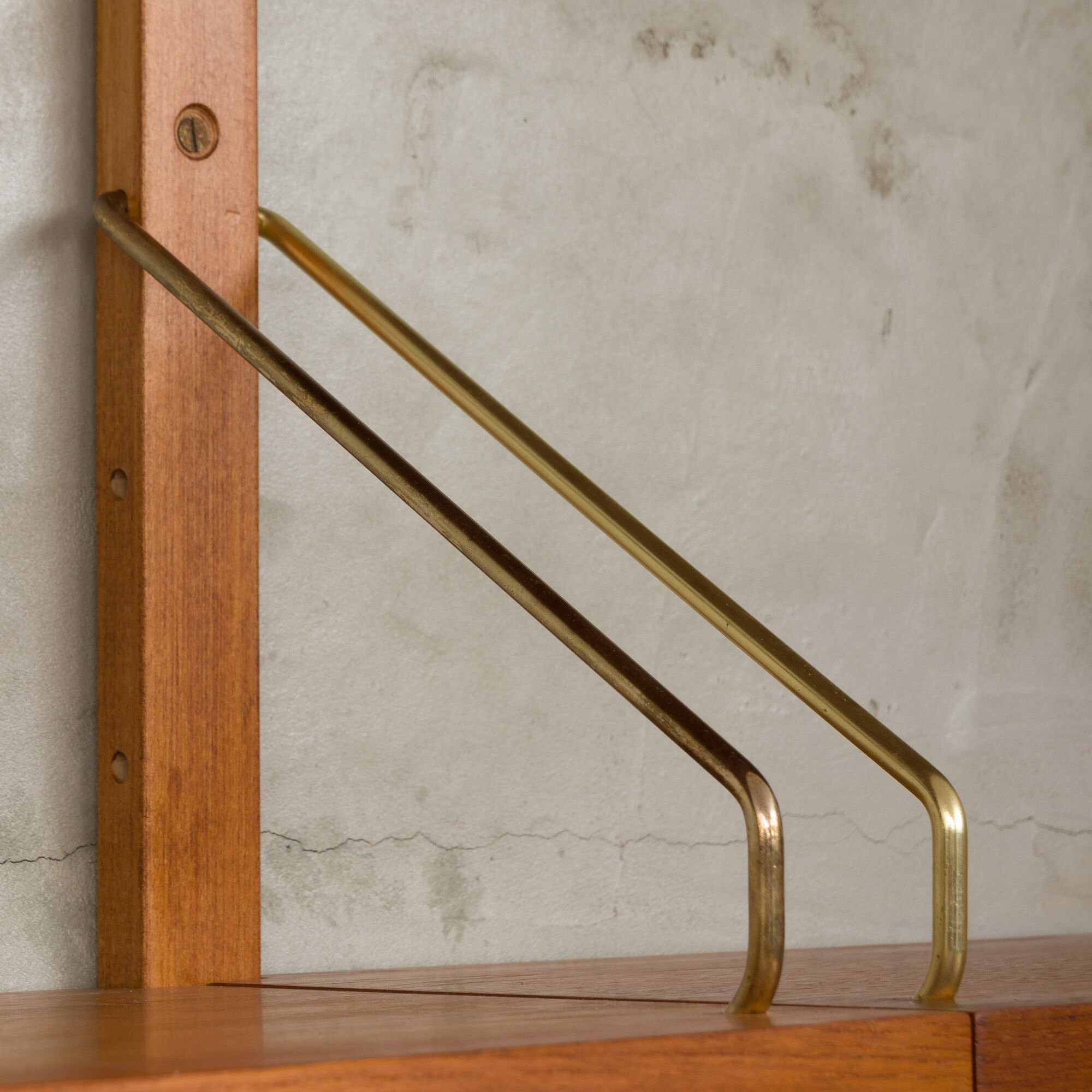 Poul Cadovius teak wall unit, Denmark, 60s