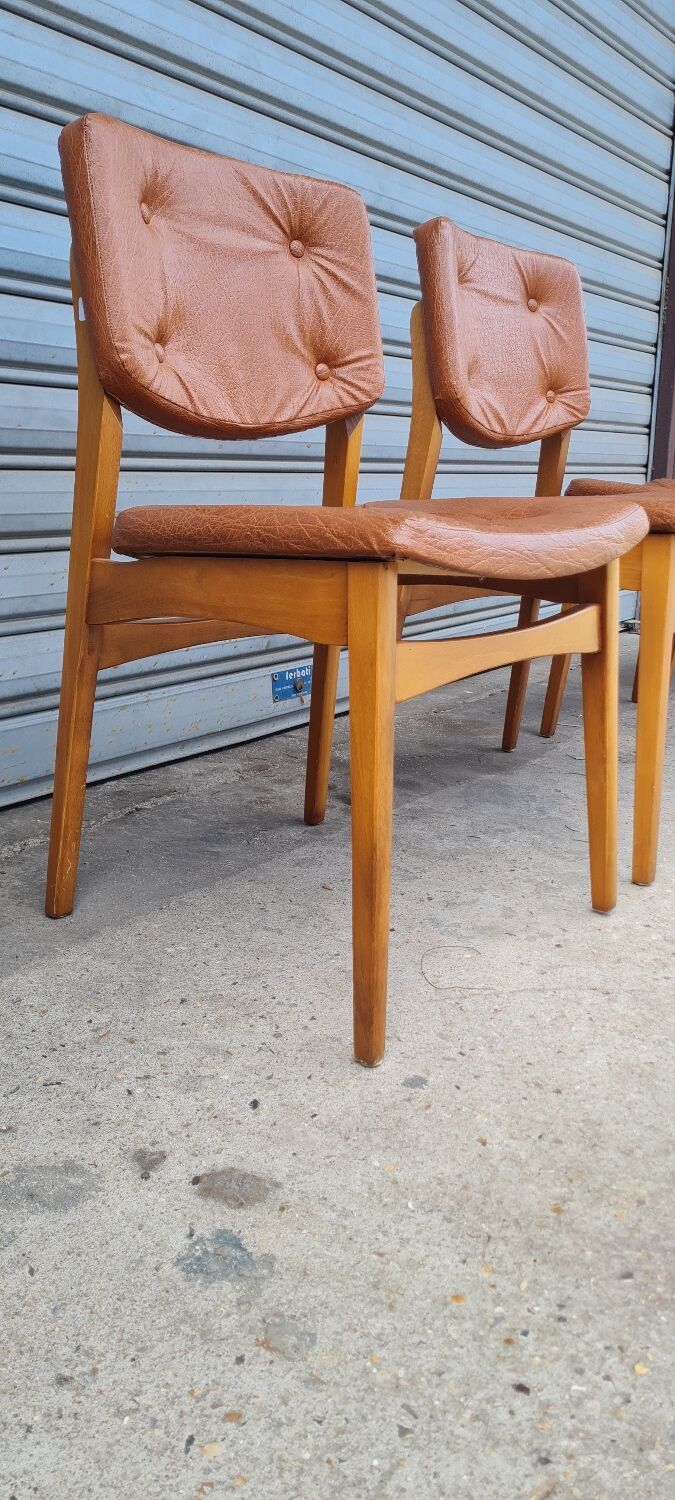 Set of 4 Scandinavian chairs