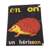 The hedgehog, reading image