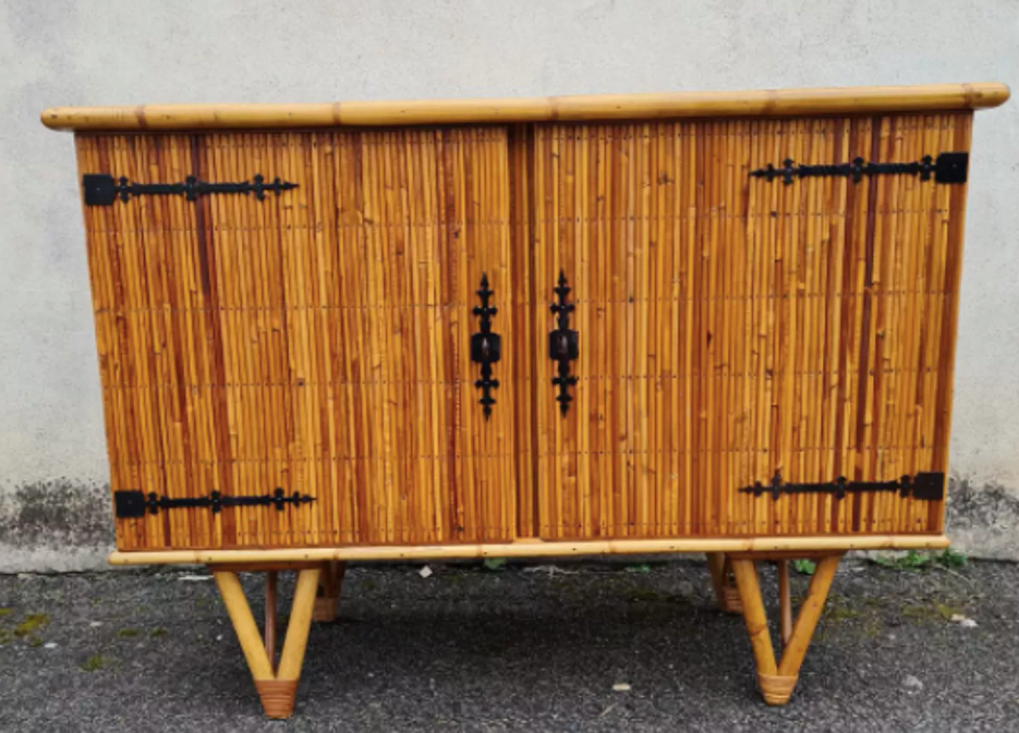 Rattan buffet 1950