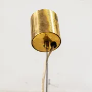 Suspended lamp model 1104 in glass by Stilnovo, Italy, 1960s.
