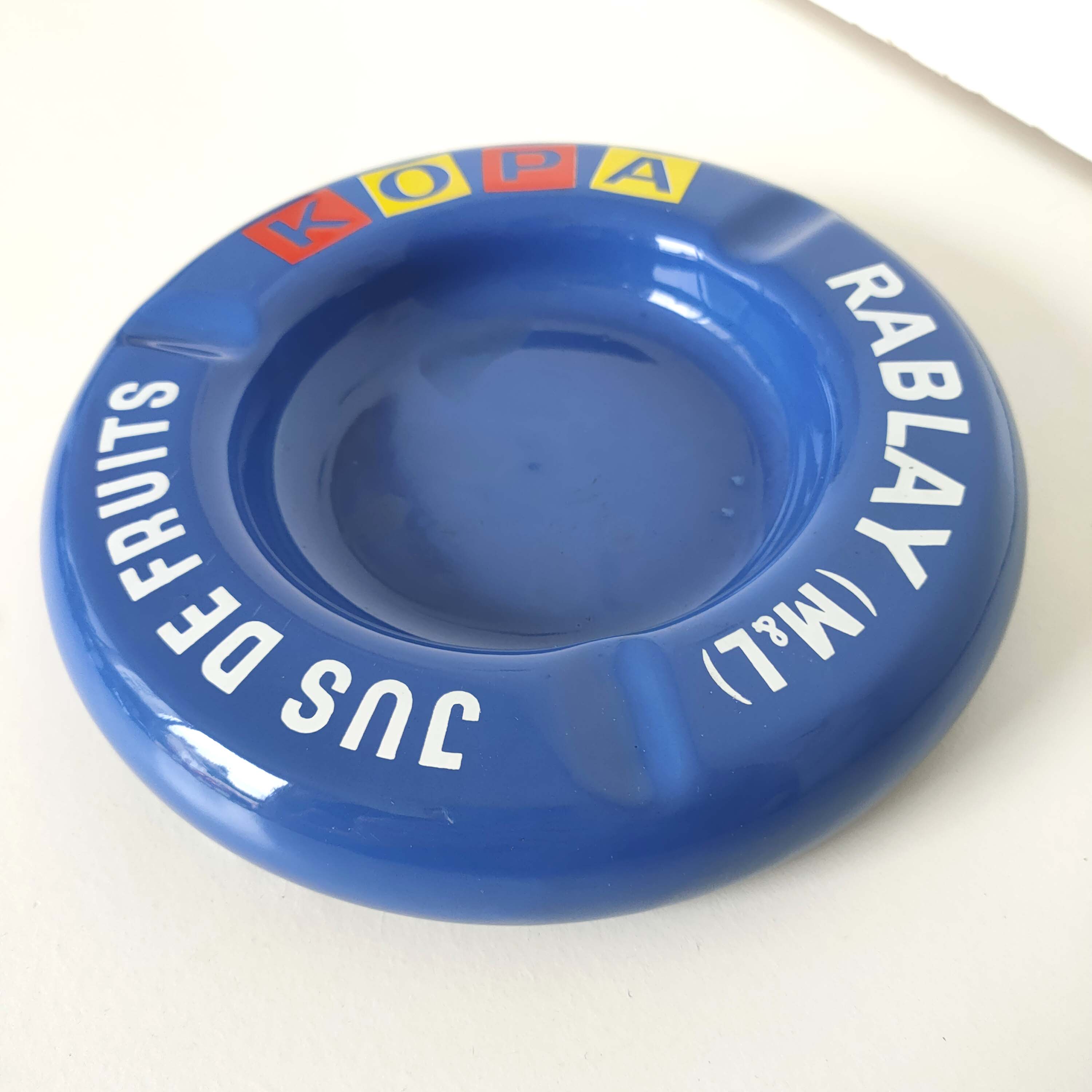 Ashtray Kopa sheet enamelled 50s