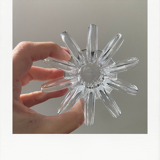 Crystal candle holder