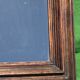 Dutch "Art Deco"wooden mirror 121 cm