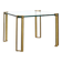 Hollywood Regency Brass and Glass Coffee Table by Peter Ghyczy, 1970s.