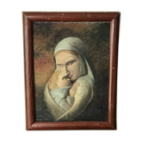 Portrait à l'huile