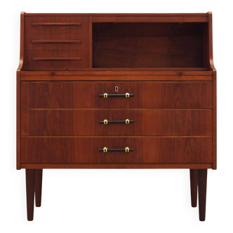 Teak secretary, Danish design, 1970s, production: Denmark