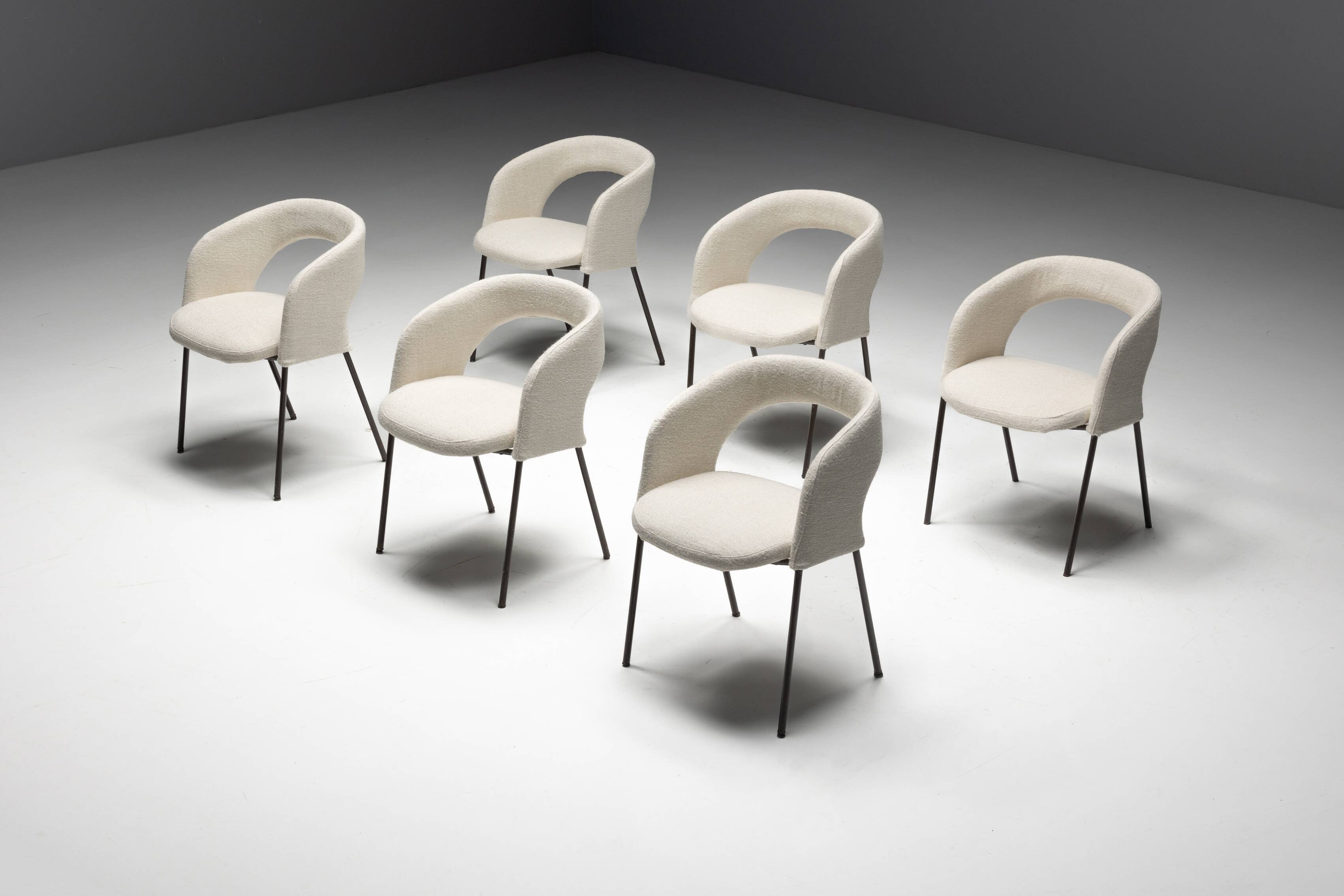 Dining chairs by Gastone Rinaldi for Rima, Italy, 1950s