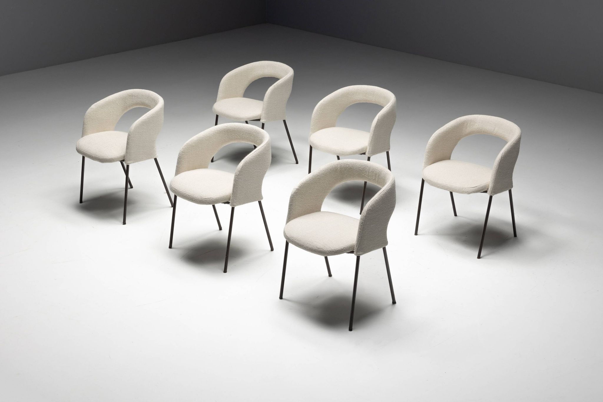Dining chairs by Gastone Rinaldi for Rima, Italy, 1950s