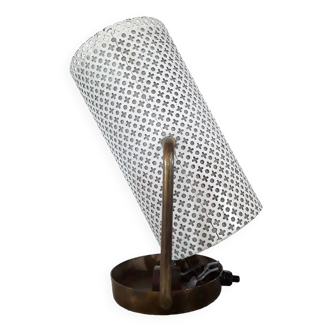 Vintage lamp or wall light in perforated sheet metal