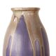Large Art Deco glazed ceramic vase, by Léon Pointu, Puisaye stoneware.
