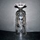 Antique thick cut glass beer mug – 50cl Bock BISTROT 1900 pint