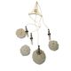 Cascade 4 balls pendant lamp with "bubble glass" shades