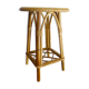 Vintage rattan stool 60's 70's
