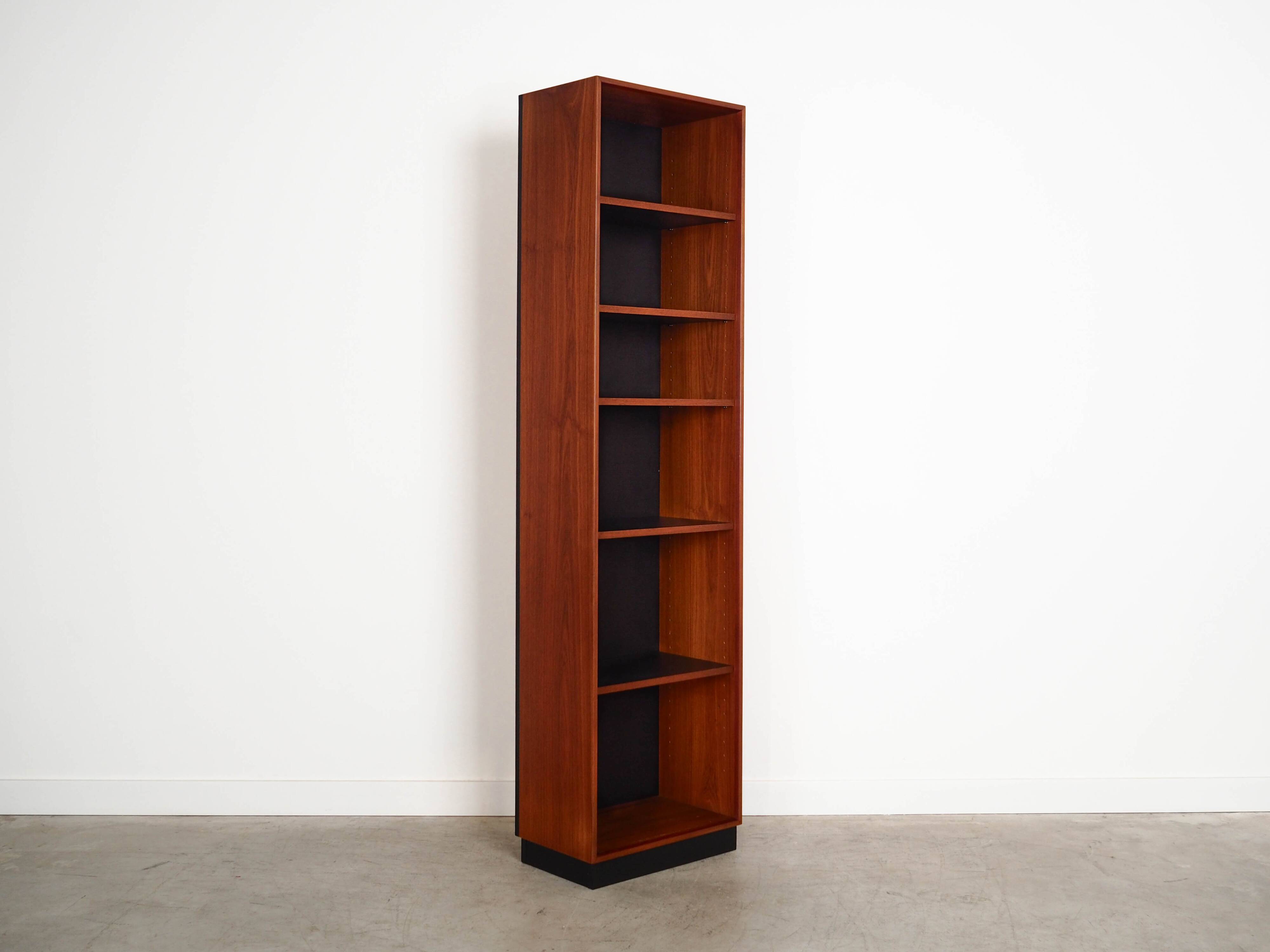 Teak bookcase, Danish design, 1970s, made in Denmark