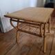 1950s 60s rattan coffee table