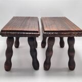 Pair of footrest stools