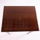 Side table - Hand polished - Decorated with fruit wood inlay - Crafted in mahogany - 1920s
