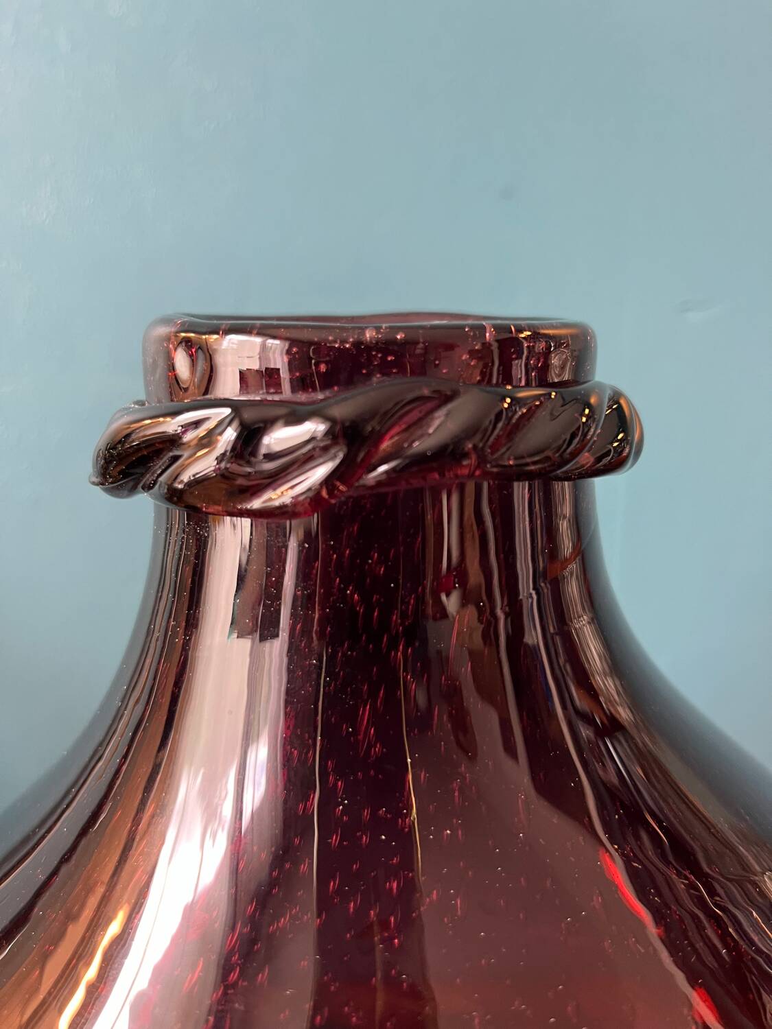 Vase or amphora, dame jeanne, marie jeanne biot glassware