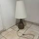 Large vintage ceramic/stoneware table lamp signed Parabis (H 86)
