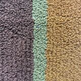 Tapis tchécoslovaque vintage années 1970 58x113cm
