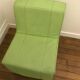 Fauteuil Chauffeuse Salon Vintage Design Vert 1970 Années 70 60