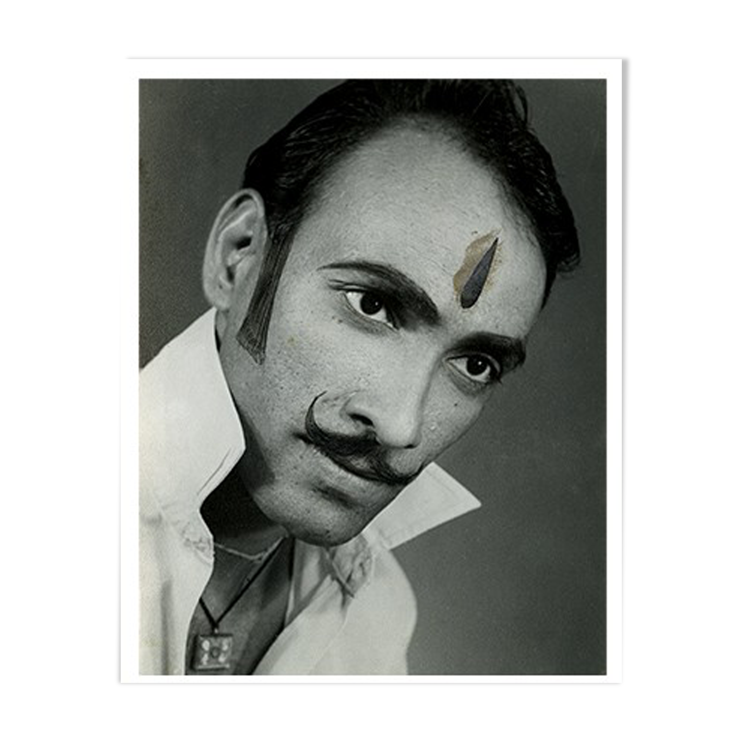 Manish, hand-painted photography, Rajasthan 60s