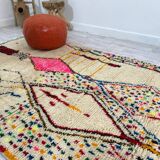 Handmade wool Berber rug 260 X 160 CM