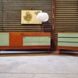 Czech wood and formica sideboard
