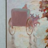 Parisian Scene by Pietro Pantino, oil on canvas, 20th century