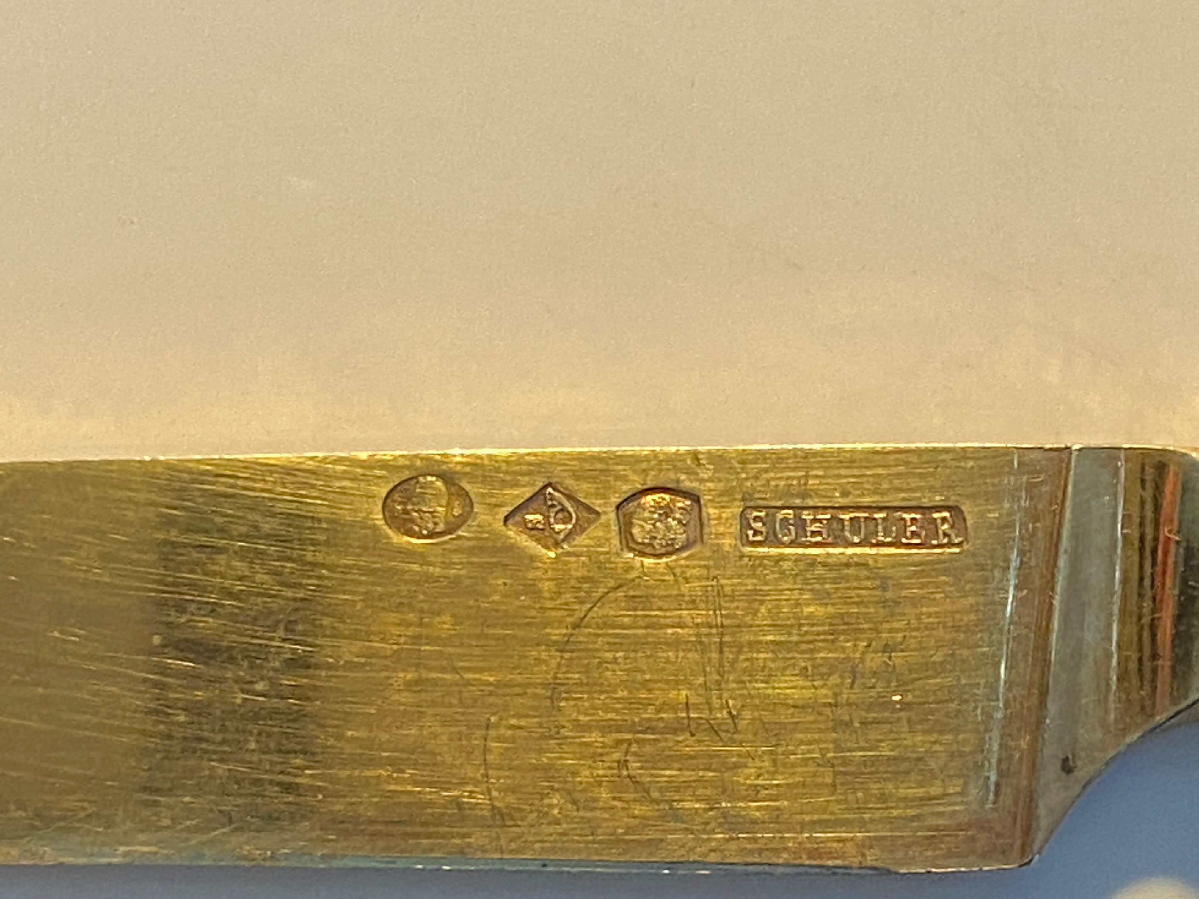 Fruit knives or vermeil entremets