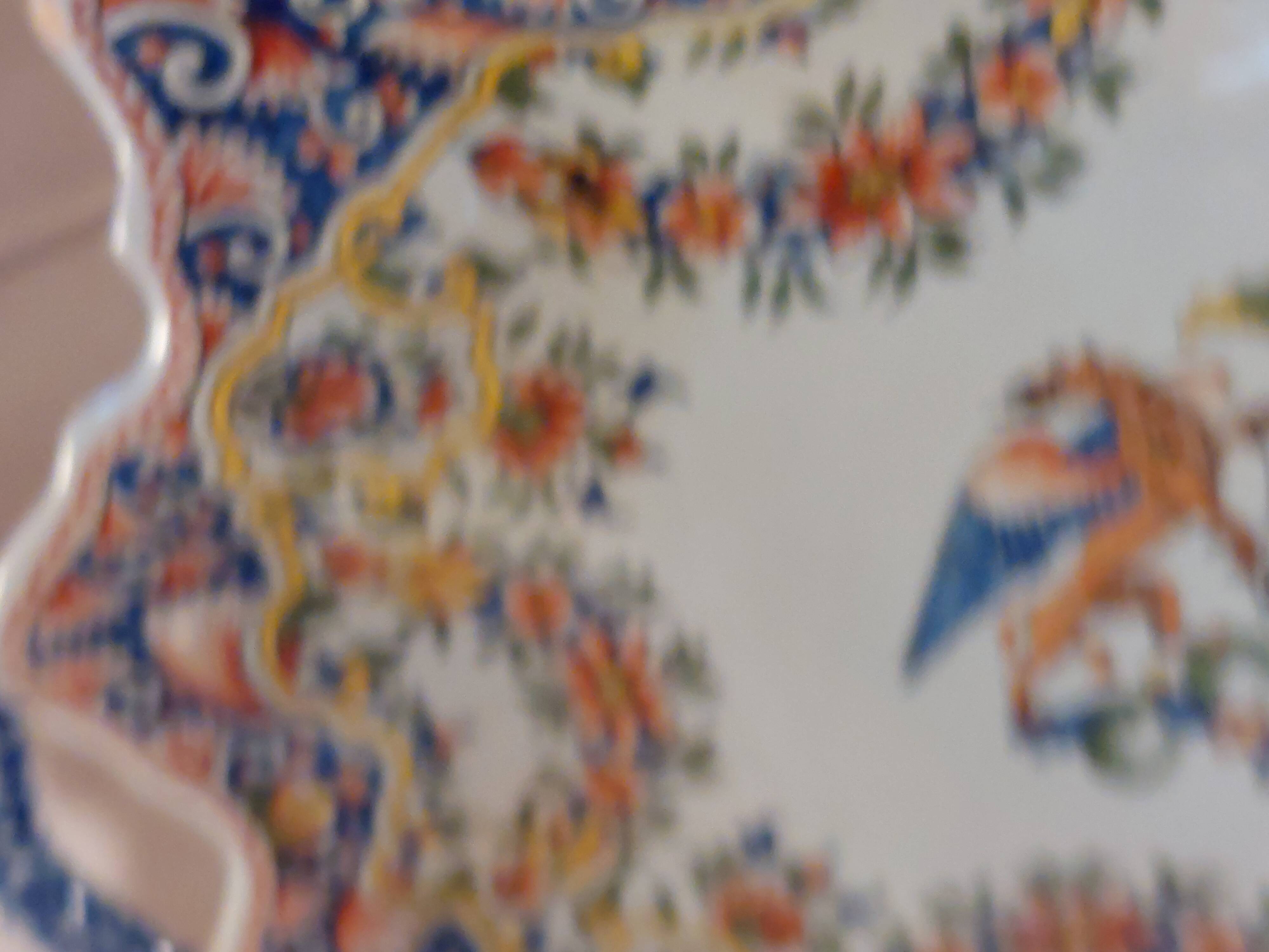 Quimper earthenware dish PB for beautiful porquier.