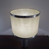 Vintage lamp in brushed aluminum from the 70s