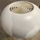 Lampadaire champignon Ikea Nymane TYP G1706 métal blanc vintage 1990