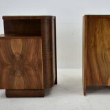 1938s,  Pair of art deco bedside table , Czechoslovakia