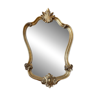 Baroque style gold mirror